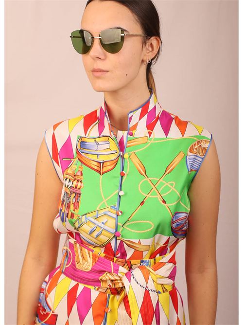 Green Lens Sunglasses Medy Ooh | MARINAVERDE